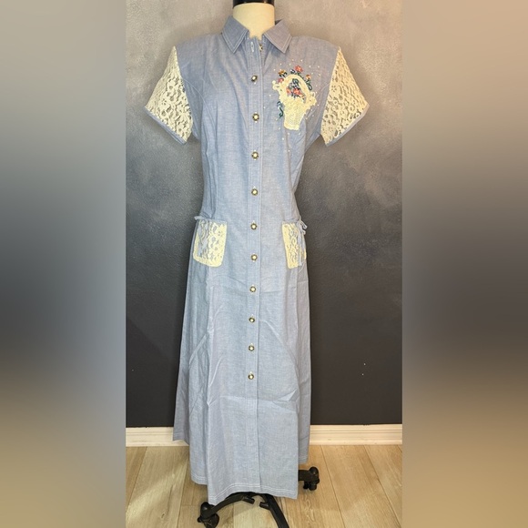 Vintage "Lacy Afternoon" by Shell Kepler Dress — ✨NWT✨ - Picture 1 of 11